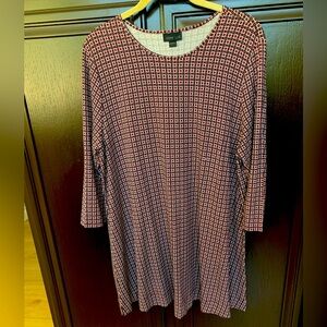 JJill tunic top Wearever Collection size L